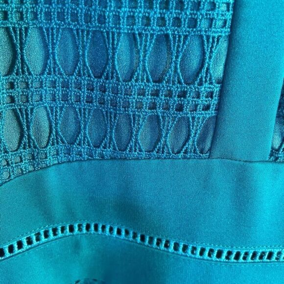 💝 3/$75 Adelyn Rae Fit & Flare Dress in Peacock - Picture 4 of 5